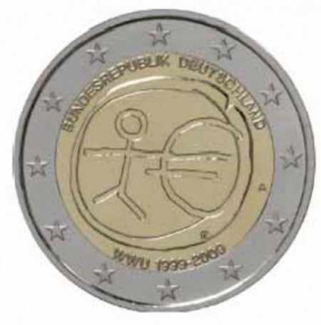 Германия 2 € E.M.U. 2009 (5 писма)