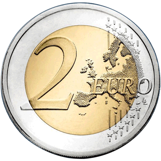 Латвия 2€ Слава на Украйна 2023г